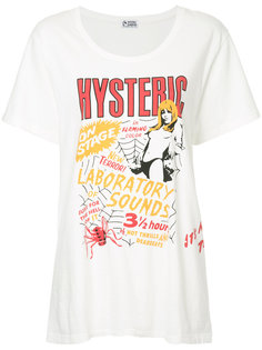 свободная футболка с принтом Hysteric Glamour
