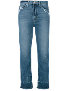 джинсы с эффектом потертости Hudson