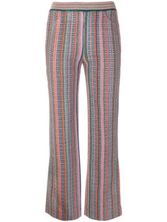 расклешенные брюки с высокой талией Missoni