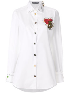 декорированная рубашка Dolce &amp; Gabbana
