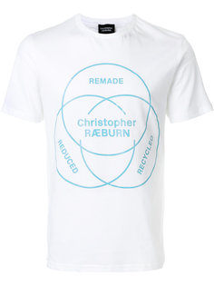 футболка с принтом ethos  Christopher Raeburn