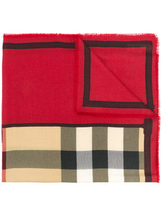 кашемировый шарф в клетку Burberry
