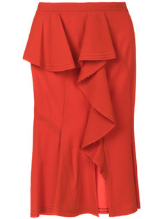 асимметричная юбка с драпировкой Givenchy