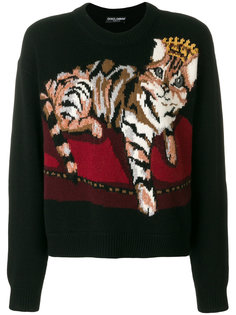 джемпер с вышивкой Dolce &amp; Gabbana