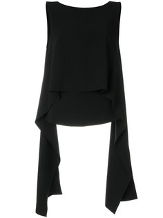 топ без рукавов с драпированными панелями Givenchy