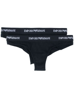 брифы с логотипом Emporio Armani