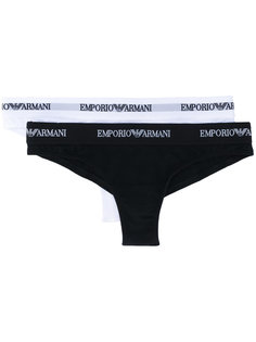 брифы с логотипом Emporio Armani