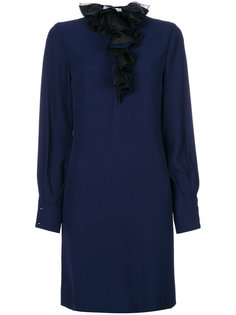 платье с оборками Lanvin