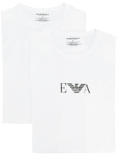 футболка с принтом-логотипом Emporio Armani