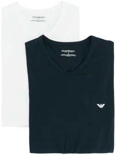 футболка с принтом-логотипом Emporio Armani