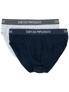 трусы с логотипом Emporio Armani