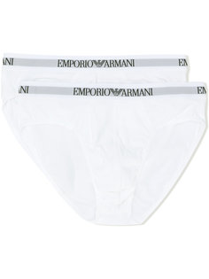 трусы с логотипом Emporio Armani