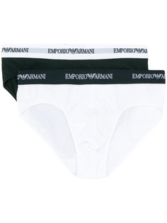 трусы с логотипом Emporio Armani