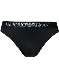 трусы с логотипом на поясе Emporio Armani