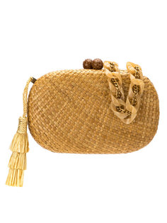 hanging tassel clutch Serpui