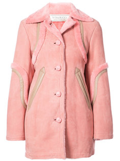 flared shearling coat Nina Ricci