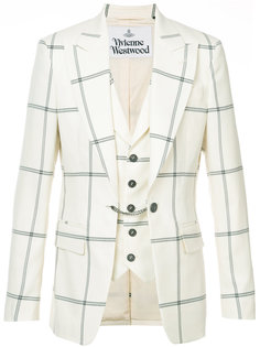 приталенный пиджак в клетку Vivienne Westwood