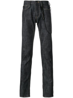 джинсы кроя слим Emporio Armani