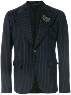 пиджак в тонкую полоску Dolce & Gabbana