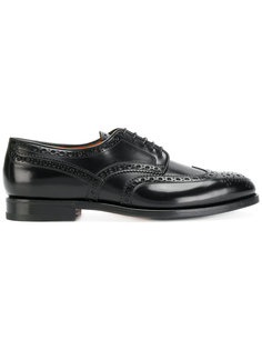 туфли с перфорацией Santoni