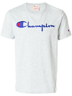 футболка с заплаткой с логотипом Champion