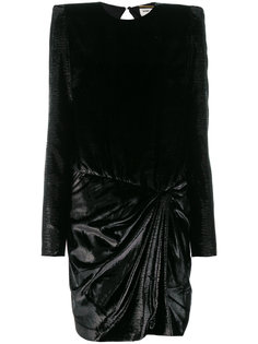 платье мини со структурированными плечами  Saint Laurent