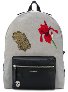 рюкзак с вышивкой Alexander McQueen