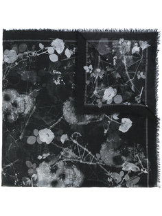 шарф Roses &amp; Bones Alexander McQueen
