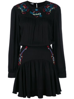 платье мини с вышивкой Love Moschino
