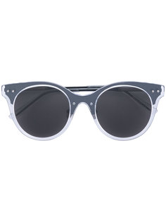 солнцезащитные очки в круглой оправе Bottega Veneta Eyewear