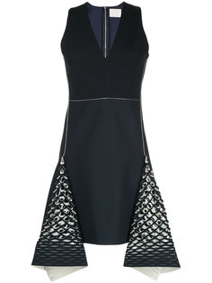 платье-мини Bias с перфорированными деталями Dion Lee