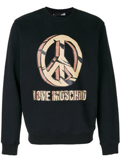 толстовка с принтом Love Moschino