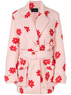пальто с цветочным принтом Simone Rocha