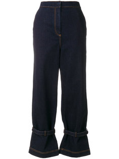 расклешенные джинсы с высокой талией Fendi