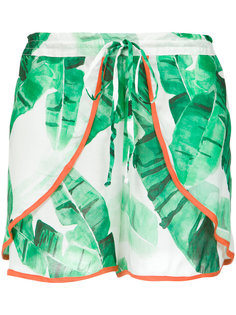 foliage print shorts Brigitte