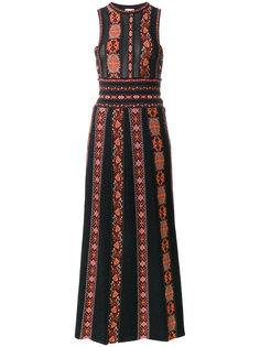 расклешенное платье с вышивкой M Missoni