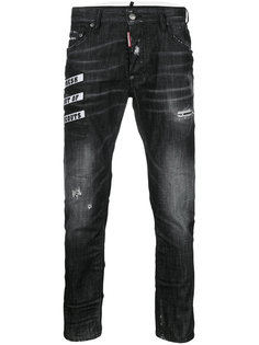 джинсы Skater с вышивкой  Dsquared2