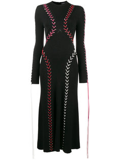 платье со шнуровкой  Alexander McQueen
