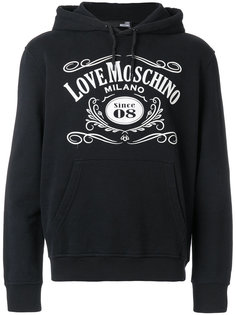 толстовка с графическим принтом Love Moschino