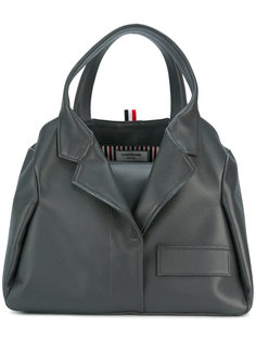 сумка-тоут Chesterfield с оптическим эффектом Thom Browne