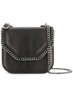 сумка с эффектом крокодиловой кожи Falabella Box Stella McCartney