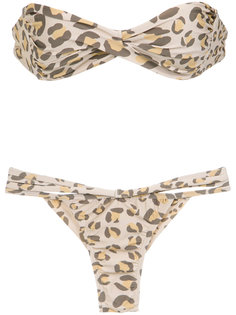 leopard print bikini set Amir Slama