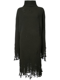 платье-свитер с отделкой из бахромы Yang Li