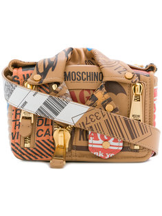 байкерская сумка на плечо в стилистике посылки Moschino