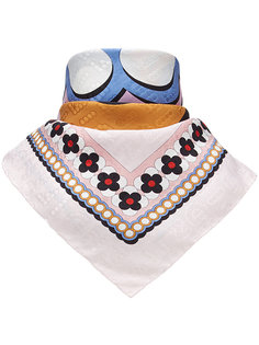 квадратный шарф с логотипом Fendi
