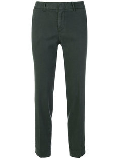 укороченные строгие брюки Pt01