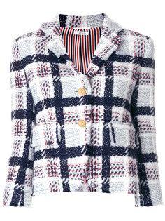 пиджак в клетку Thom Browne