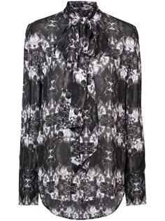 sheer printed blouse Thomas Wylde