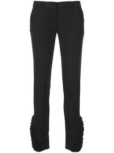 Ruffled-cuff classic trousers Thomas Wylde