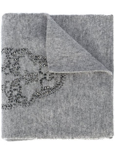 шарф Iron декорированный кристаллами Thomas Wylde